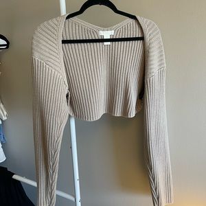 H&M Taupe Bolero